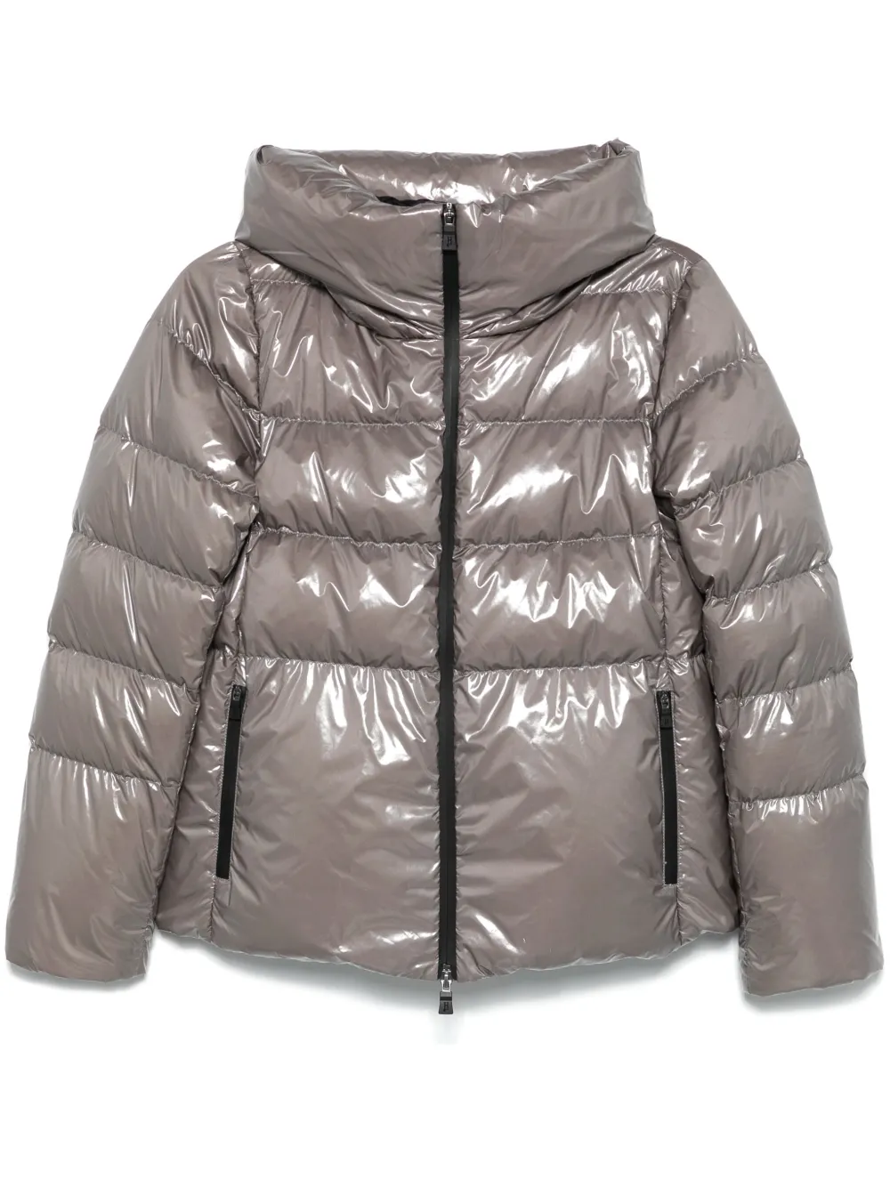 Пуховик с капюшоном Herno, серый
Пуховик с капюшоном Herno, серый