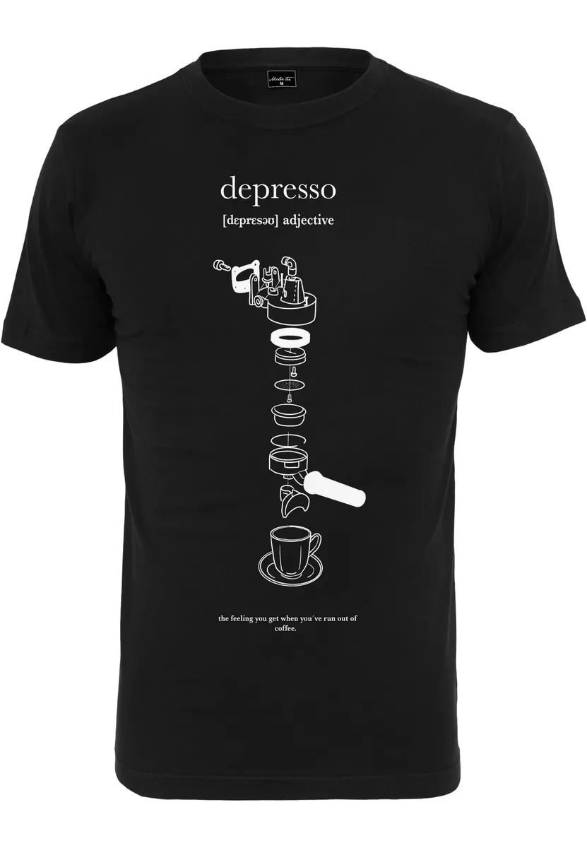 Рубашка с короткими рукавами Mister Tee "Mister Tee Men's Depresso Tee" Mistertee, черный
Рубашка с короткими рукавами Mister Tee "Mister Tee Men's Depresso Tee" Mistertee, черный