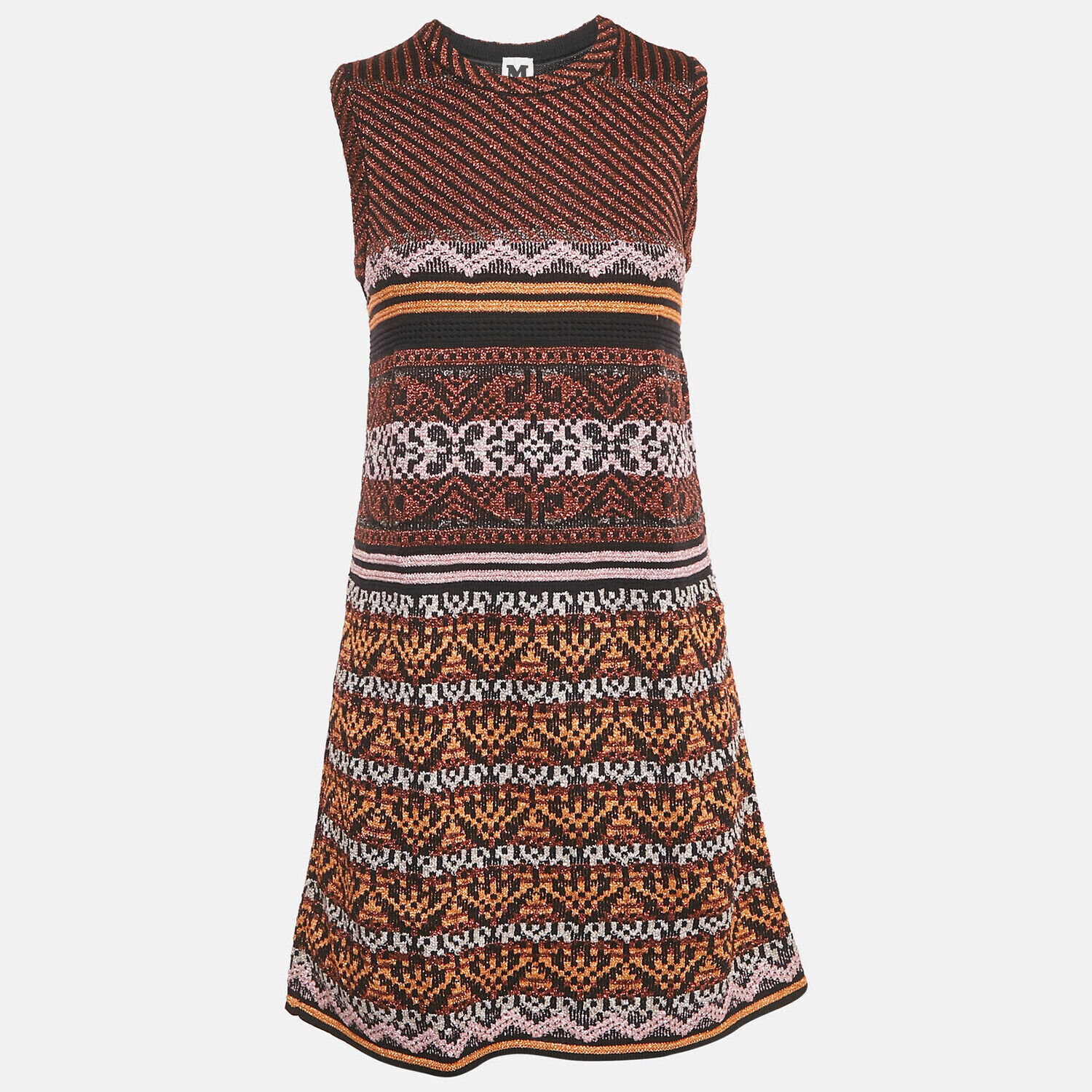 Мини-платье без рукавов Missoni из трикотажа с металлизированным люрексом M Missoni, metallic
Мини-платье без рукавов Missoni из трикотажа с металлизированным люрексом M Missoni, metallic