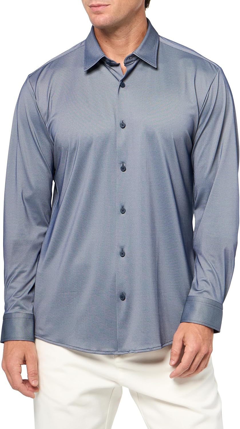 BOSS Мужская рубашка на пуговицах с эластичной тканью, Premium Navy
BOSS Мужская рубашка на пуговицах с эластичной тканью, Premium Navy