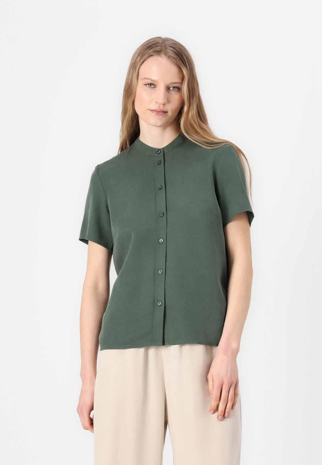 Блузка на пуговицах Marc O'Polo DENIM, хаки 
Блузка на пуговицах Marc O'Polo DENIM, хаки