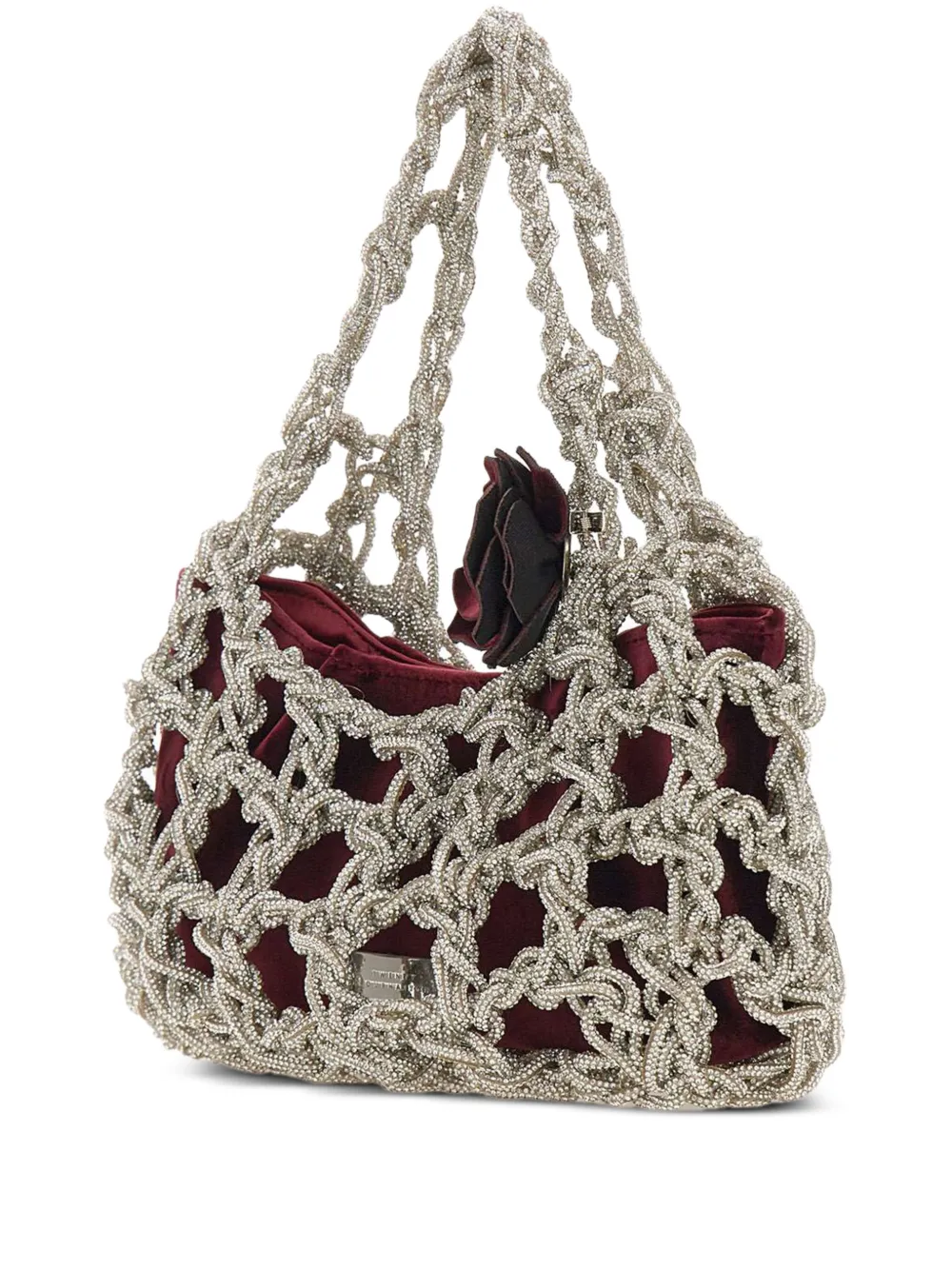 Маленькая сумка-тоут со стразами TWENTY FOURHAITCH, серебряный
Маленькая сумка-тоут со стразами TWENTY FOURHAITCH, серебряный