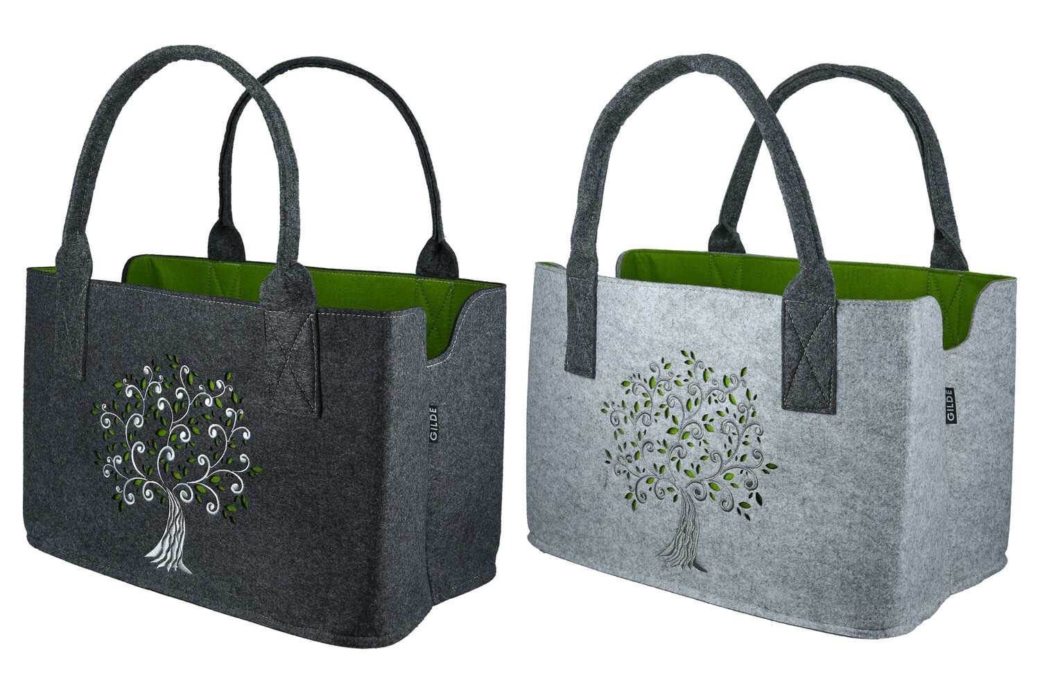 Сумка шоппер GMD Living 2er Set Filztasche Baummmotiv, цвет Grau & Grün
Сумка шоппер GMD Living 2er Set Filztasche Baummmotiv, цвет Grau & Grün