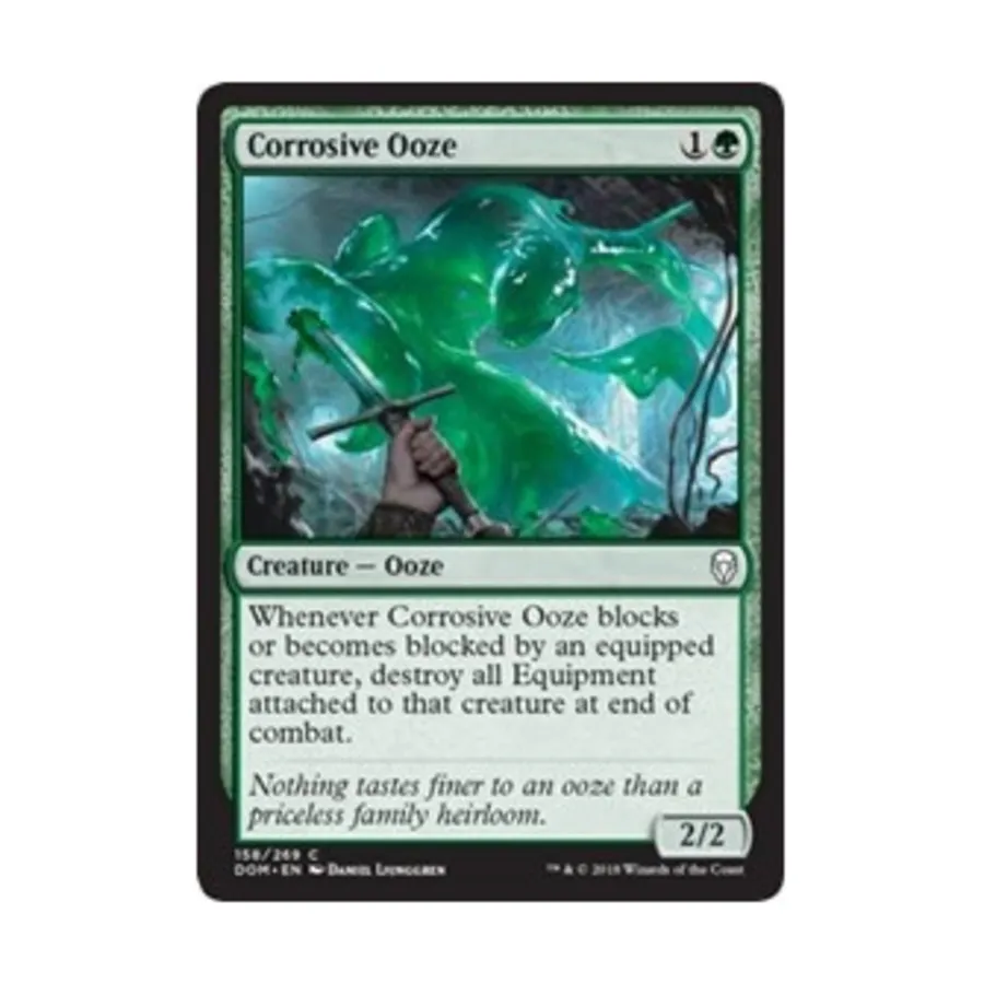 CCG Разъедающая слизь (С), MTG - Dominaria
CCG Разъедающая слизь (С), MTG - Dominaria