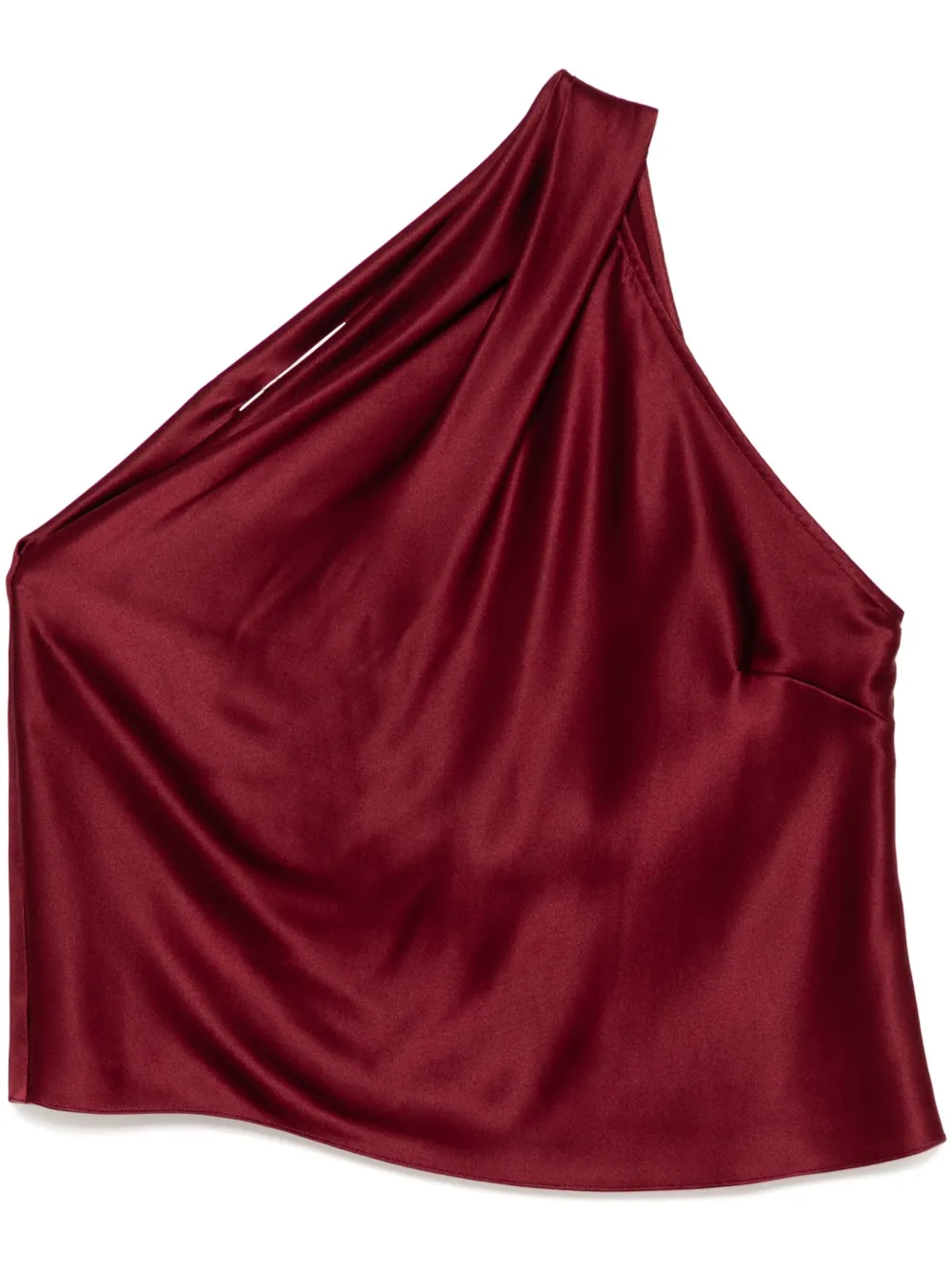 Топ асимметричного кроя с вырезом халтер Michelle Mason, красный 
Топ асимметричного кроя с вырезом халтер Michelle Mason, красный