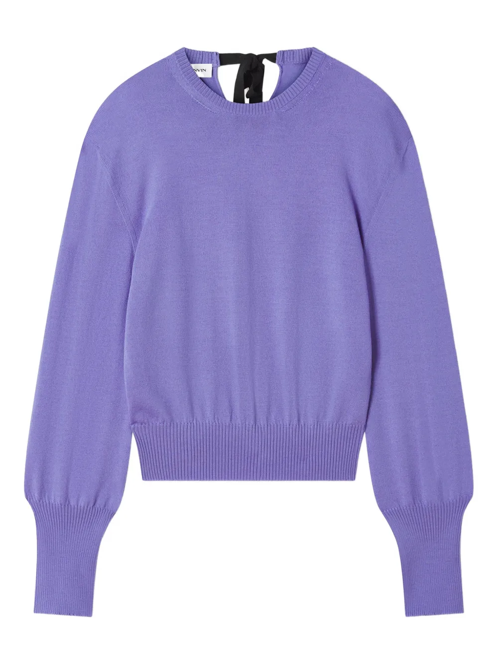 Свитер с лентой Lanvin, фиолетовый
Свитер с лентой Lanvin, фиолетовый