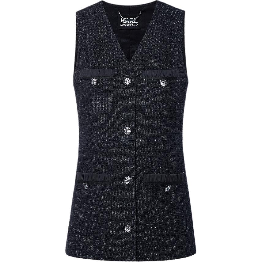 KARL LAGERFELD / Karl Lagerfeld Jeans Женский жилет, Black
KARL LAGERFELD / Karl Lagerfeld Jeans Женский жилет, Black