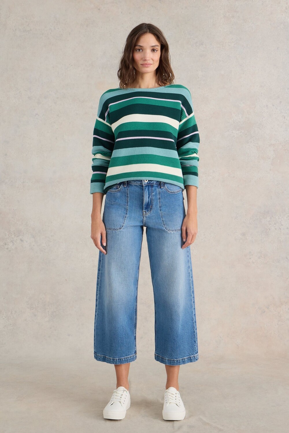 Джемпер в полоску Jana White Stuff, зеленый
Джемпер в полоску Jana White Stuff, зеленый