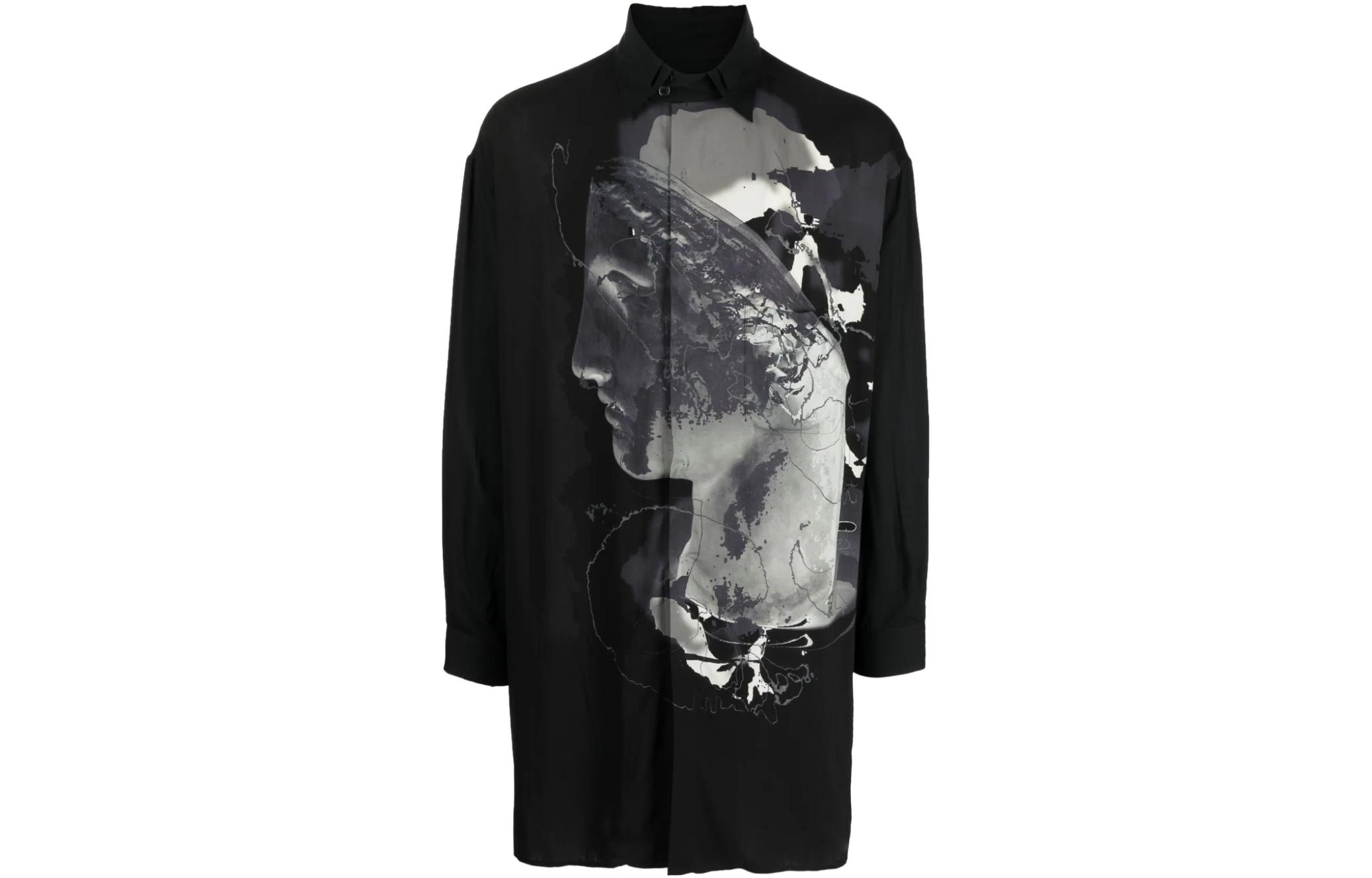 Рубашка с принтом Long Sleeve Yohji Yamamoto, черный
Рубашка с принтом Long Sleeve Yohji Yamamoto, черный