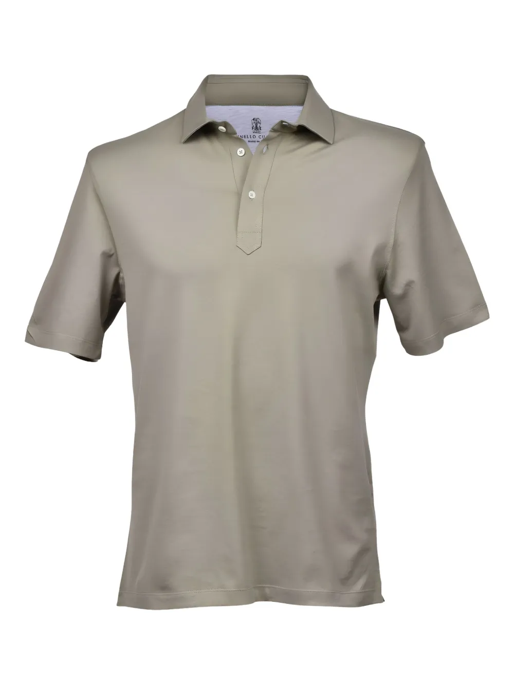 Поло с короткими рукавами Brunello Cucinelli, зеленый
Поло с короткими рукавами Brunello Cucinelli, зеленый