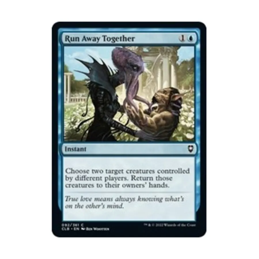 CCG Бегите вместе (С) (Фольга), MTG - Commander Legends - Battle for Baldur's Gate
CCG Бегите вместе (С) (Фольга), MTG - Commander Legends - Battle for Baldur's Gate