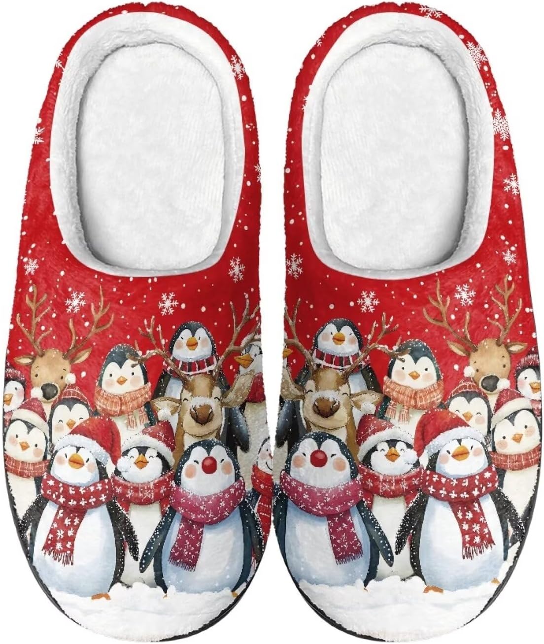 Тапочки для женщин и мужчин, рождественские домашние тапочки, тапочки для дома, рождественские тапочки для пары Srengjodk, Xmas Penguins Print
Тапочки для женщин и мужчин, рождественские домашние тапочки, тапочки для дома, рождественские тапочки для пары Srengjodk, Xmas Penguins Print