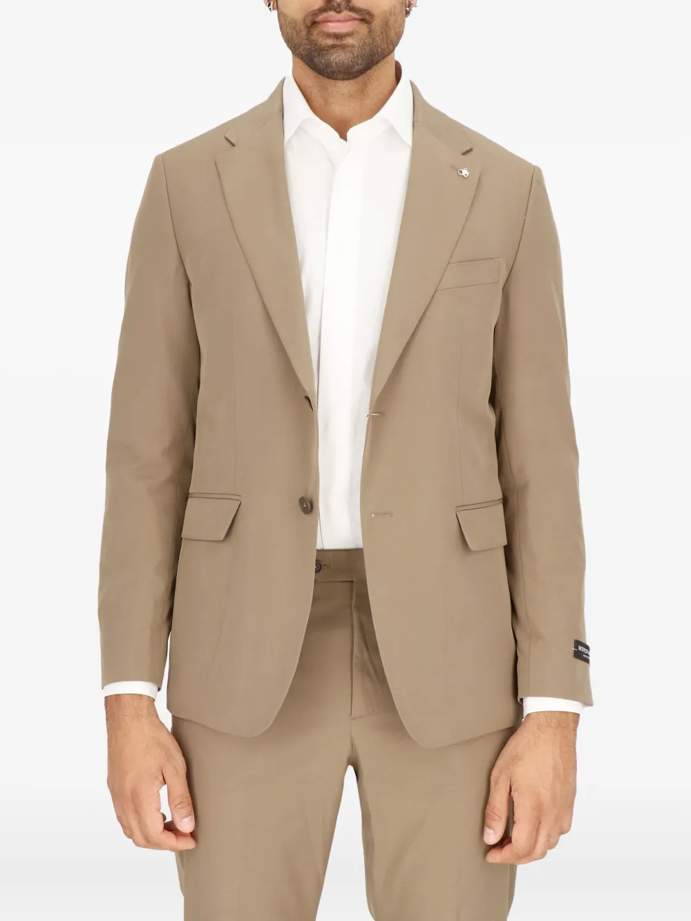 Костюм с однобортным пиджаком Scotch & Soda, коричневый
Костюм с однобортным пиджаком Scotch & Soda, коричневый