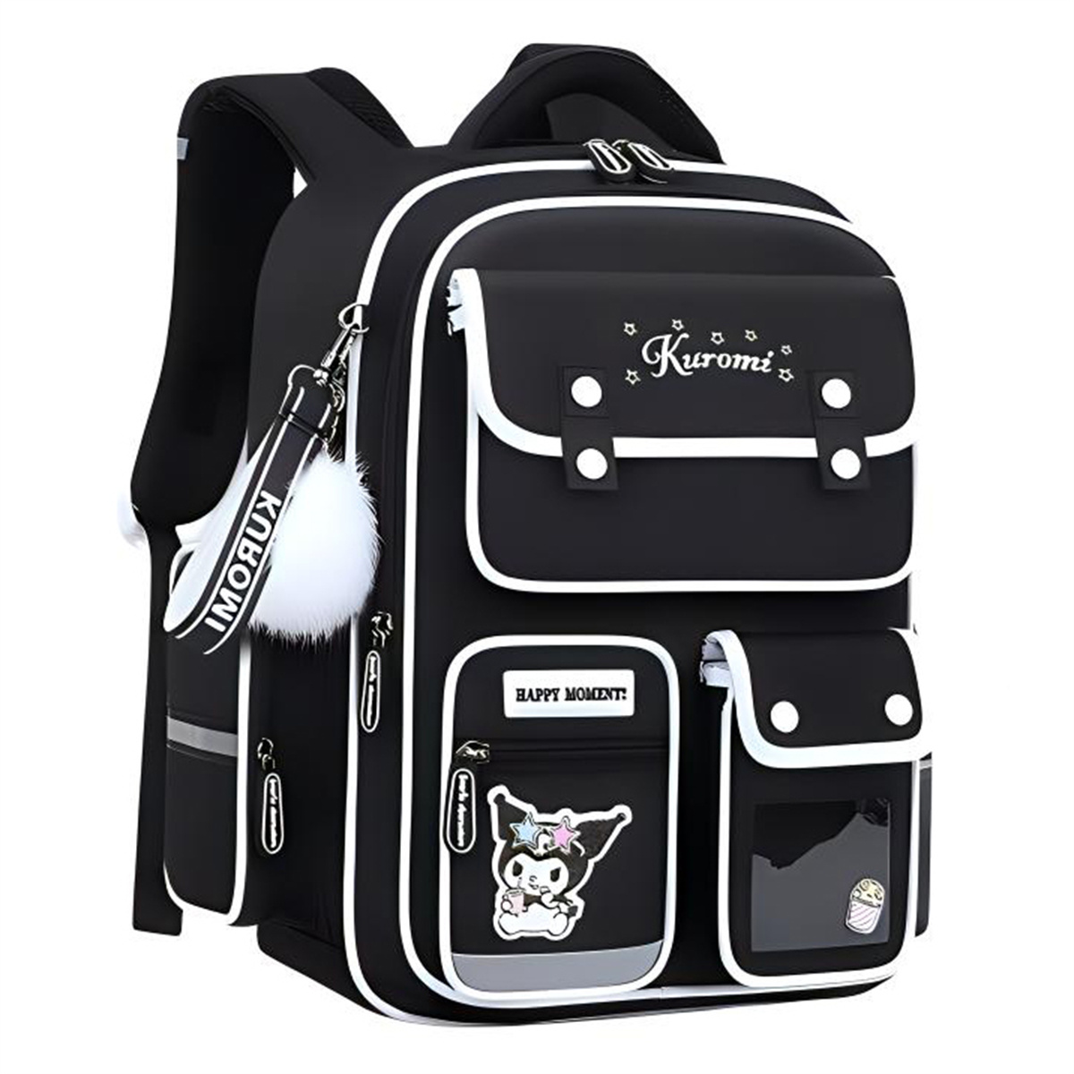 Sanrio Детский рюкзак из полиэстера, Black Kuromi 
Sanrio Детский рюкзак из полиэстера, Black Kuromi