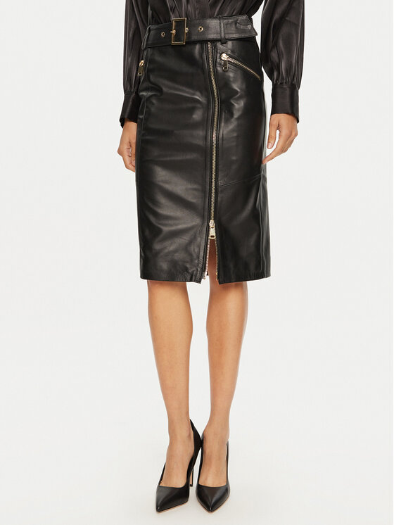 Кожаная юбка стандартного кроя S0252B Babylon, черный
Кожаная юбка стандартного кроя S0252B Babylon, черный