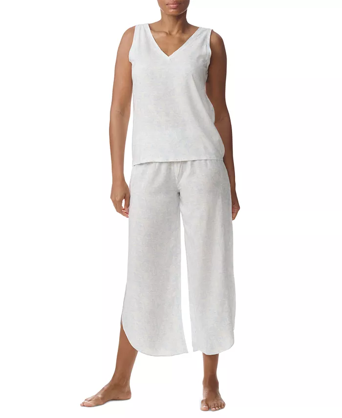 Женский укороченный пижамный комплект с принтом Tommy Hilfiger, белый
Женский укороченный пижамный комплект с принтом Tommy Hilfiger, белый