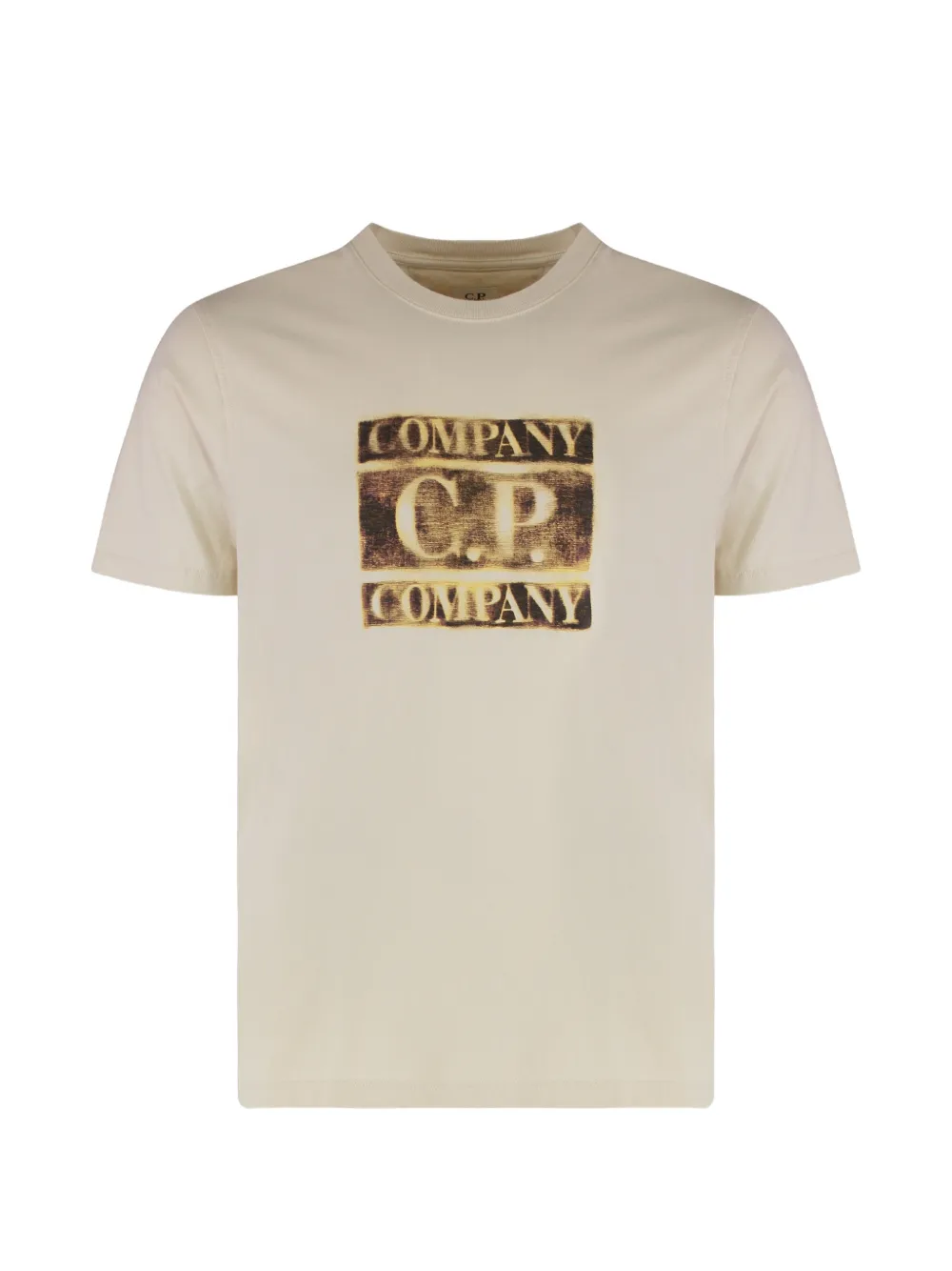Футболка с круглым вырезом C.P. Company, бежевый
Футболка с круглым вырезом C.P. Company, бежевый