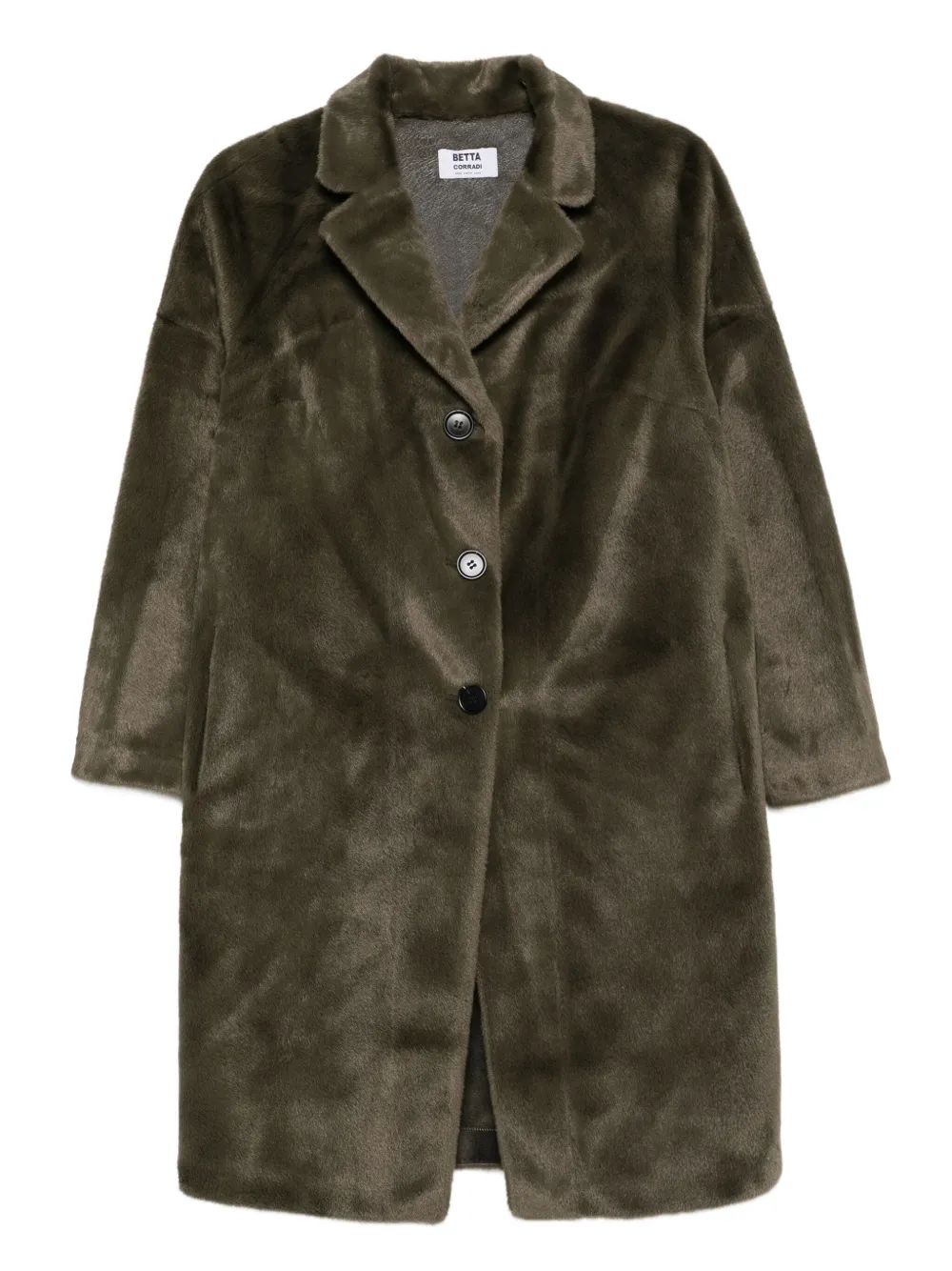 Пальто с заостренными лацканами Betta Corradi, зеленый
Пальто с заостренными лацканами Betta Corradi, зеленый