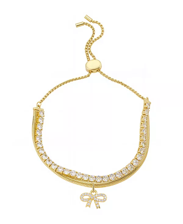 Регулируемый браслет-боло с кубическим цирконием Unwritten, gold
Регулируемый браслет-боло с кубическим цирконием Unwritten, gold