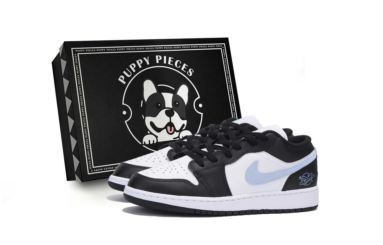 Jordan Износостойкие, нескользящие, винтажные баскетбольные кроссовки Air 1 с низким верхом, мужские, цвет: черный, белый, синий
Jordan Износостойкие, нескользящие, винтажные баскетбольные кроссовки Air 1 с низким верхом, мужские, цвет: черный, белый, синий