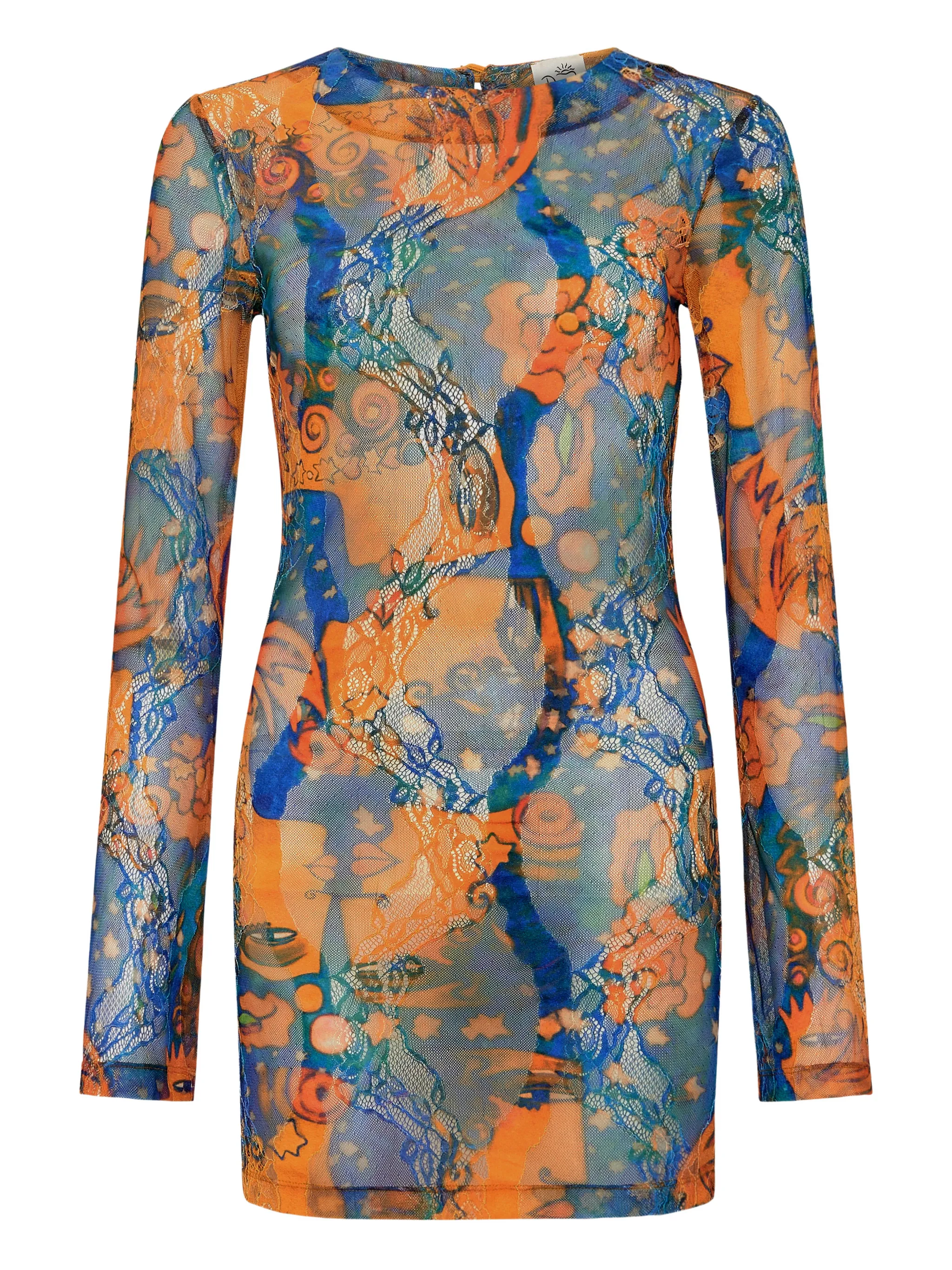 Сетчатое платье мини El Beso Donde Esteban, синий
Сетчатое платье мини El Beso Donde Esteban, синий