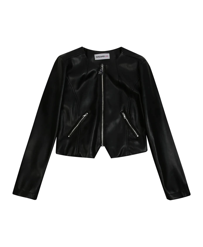 Короткая куртка из эко-кожи Patrizia Pepe, черный
Короткая куртка из эко-кожи Patrizia Pepe, черный