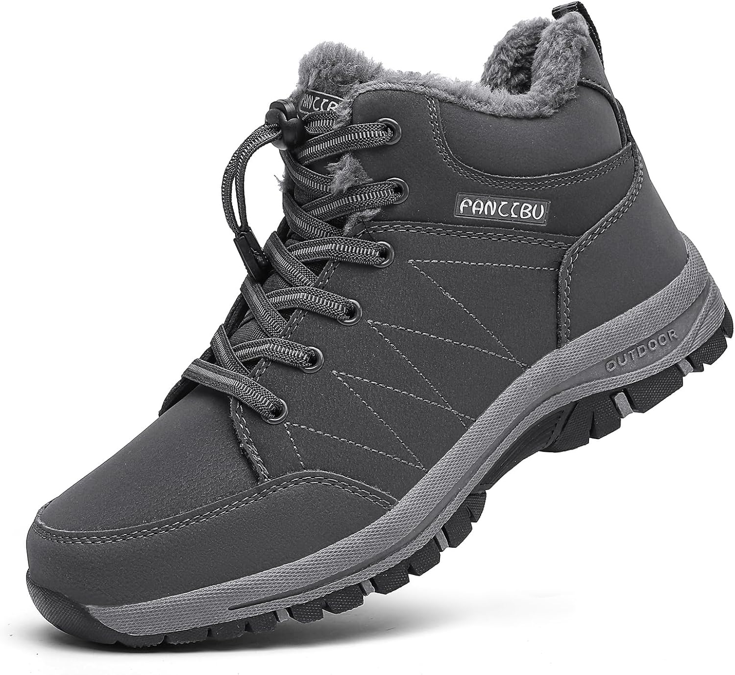 Мужские зимние ботинки ZHNSHM, повседневные, легкие, водонепроницаемые снежные ботинки с меховой подкладкой, противоскользящие, для треккинга, походов и активного отдыха, серый
Мужские зимние ботинки ZHNSHM, повседневные, легкие, водонепроницаемые снежные ботинки с меховой подкладкой, противоскользящие, для треккинга, походов и активного отдыха, серый