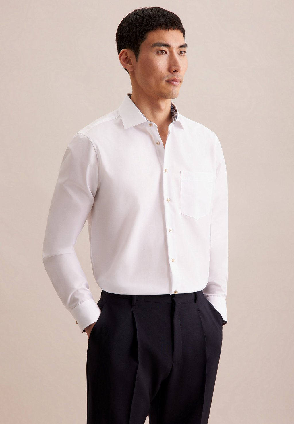 Классическая рубашка BUSINESS REGULAR - Shirt Seidensticker, белый
Классическая рубашка BUSINESS REGULAR - Shirt Seidensticker, белый