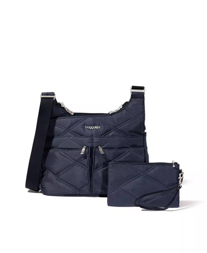 Кросс-боди сумка Baggallini, синий
Кросс-боди сумка Baggallini, синий