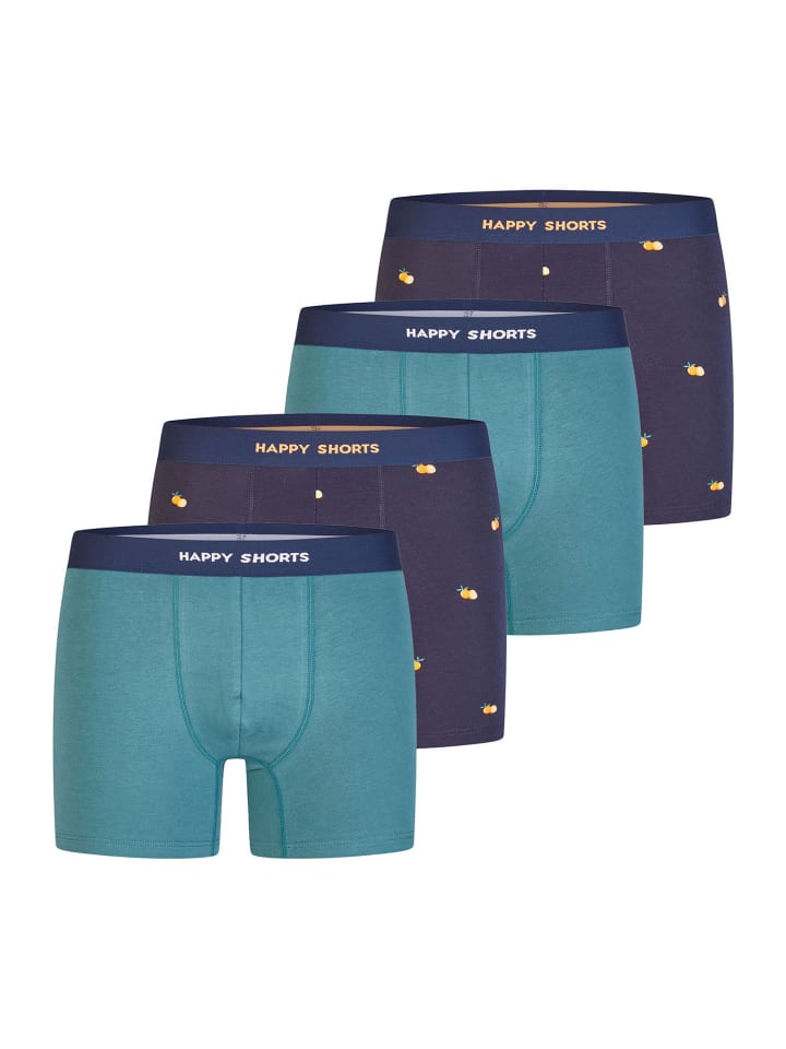 Боксерская майка бирюзового и темно-синего цветов Happy Shorts
Боксерская майка бирюзового и темно-синего цветов Happy Shorts