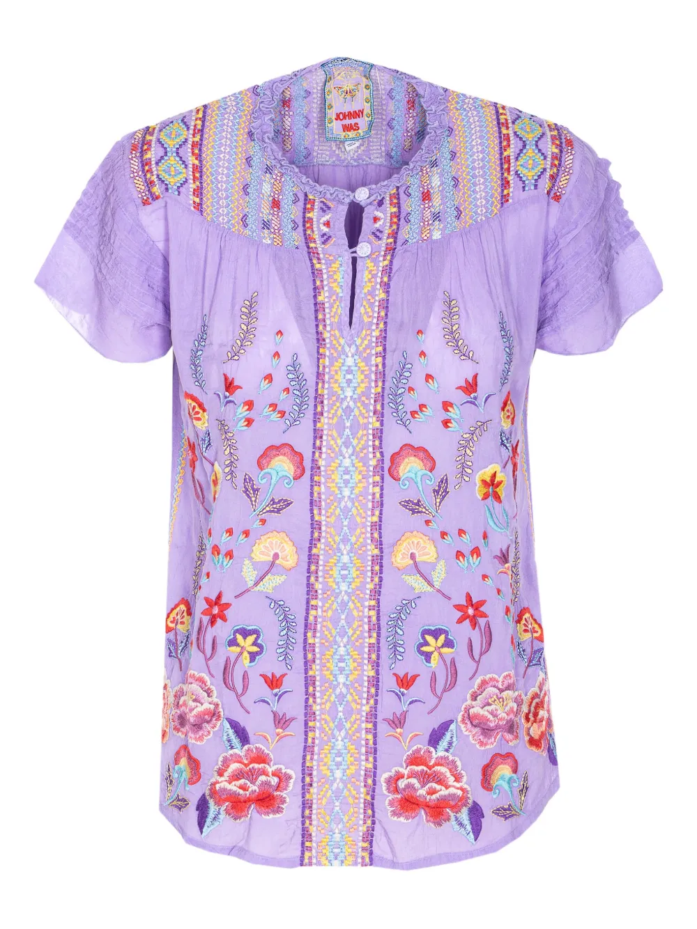 Рубашка Agnes Lafaret с вышивкой Johnny Was, фиолетовый
Рубашка Agnes Lafaret с вышивкой Johnny Was, фиолетовый