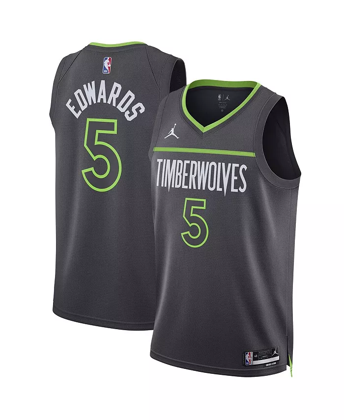 Мужская и женская свингерская футболка Anthony Edwards в цвете charcoal команды Minnesota Timberwolves - коллекция Statement Edition Jordan
Мужская и женская свингерская футболка Anthony Edwards в цвете charcoal команды Minnesota Timberwolves - коллекция Statement Edition Jordan