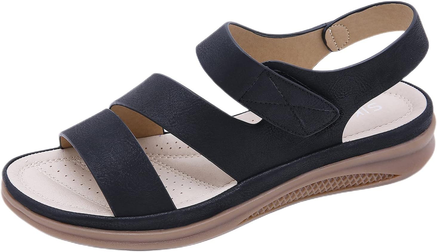 Женские ортопедические сандалии на танкетке, удобные, на платформе, летние с двумя ремешками, открытым носком, для ходьбы, с вырезами, с пряжкой, дышащие Generic, черный
Женские ортопедические сандалии на танкетке, удобные, на платформе, летние с двумя ремешками, открытым носком, для ходьбы, с вырезами, с пряжкой, дышащие Generic, черный