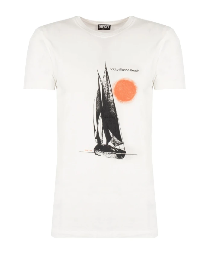 Футболка Diesel, белый 
Футболка Diesel, белый