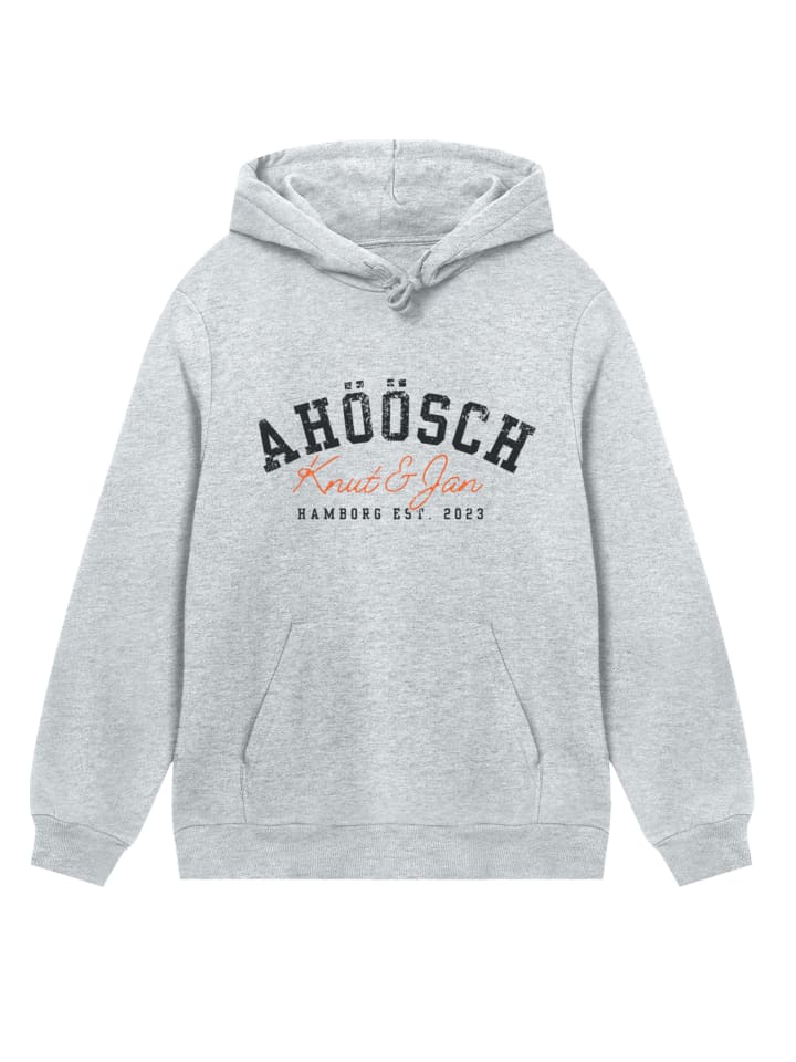 Худи серого меланжа Knut & Jan Hamburg Ahöösch Plattdeutsch F4NT4STIC
Худи серого меланжа Knut & Jan Hamburg Ahöösch Plattdeutsch F4NT4STIC