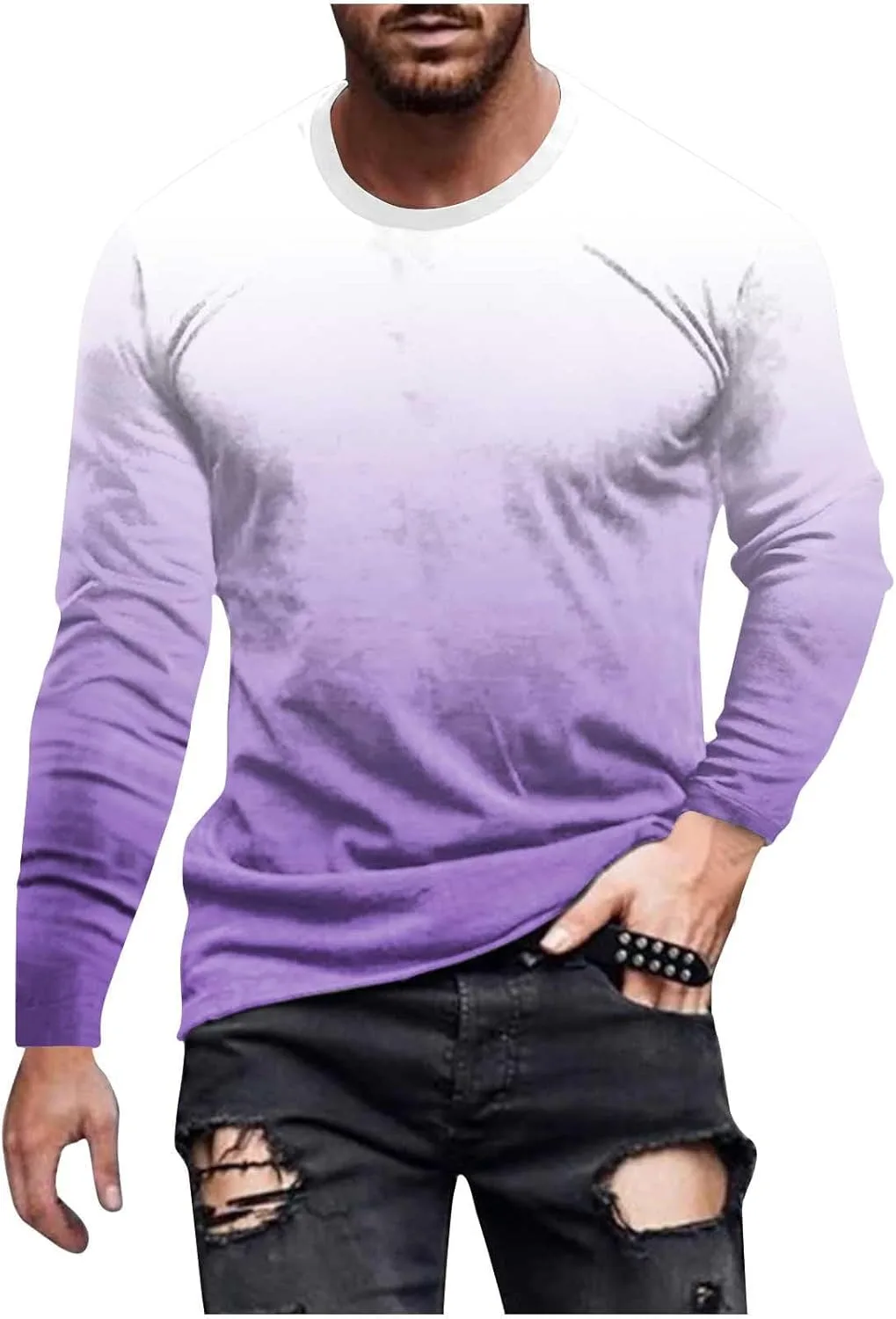 Мужская футболка с длинным рукавом Big and Tall Ombre Color Crewneck Regular Fit
Мужская футболка с длинным рукавом Big and Tall Ombre Color Crewneck Regular Fit