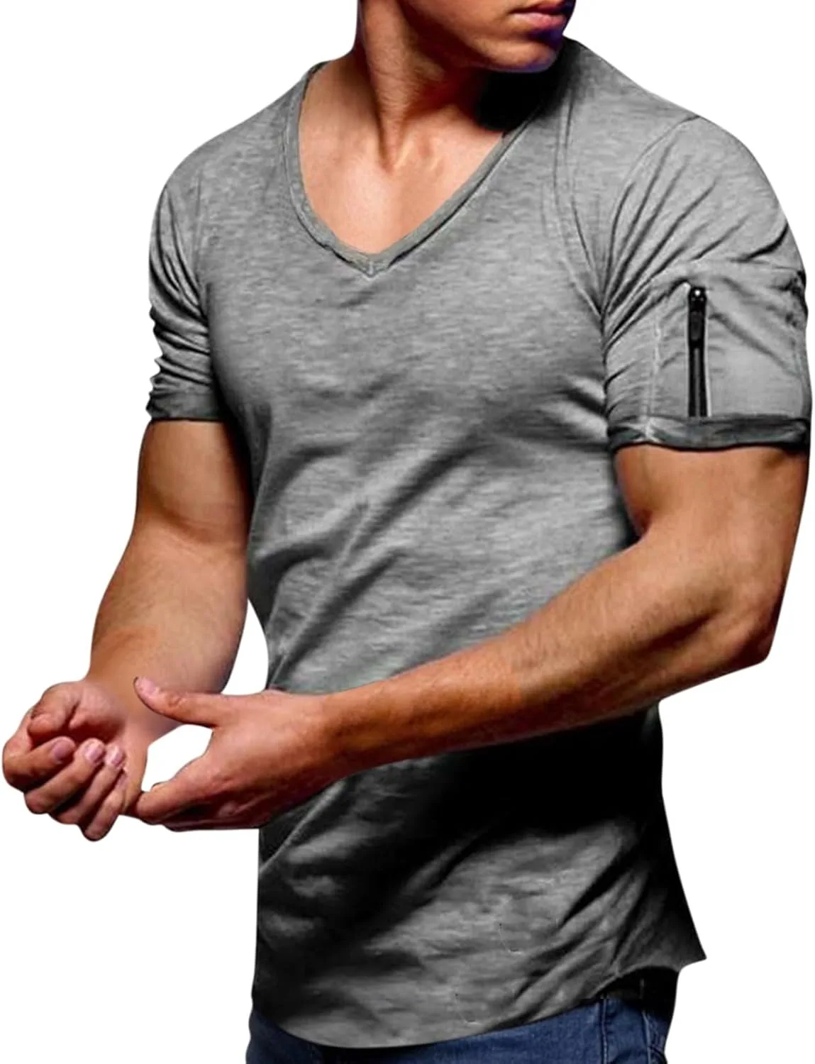 Ymosrh мужская футболка с V-образным вырезом, Casual, мягкая, легкая, летняя, размеры M-5XL
Ymosrh мужская футболка с V-образным вырезом, Casual, мягкая, легкая, летняя, размеры M-5XL