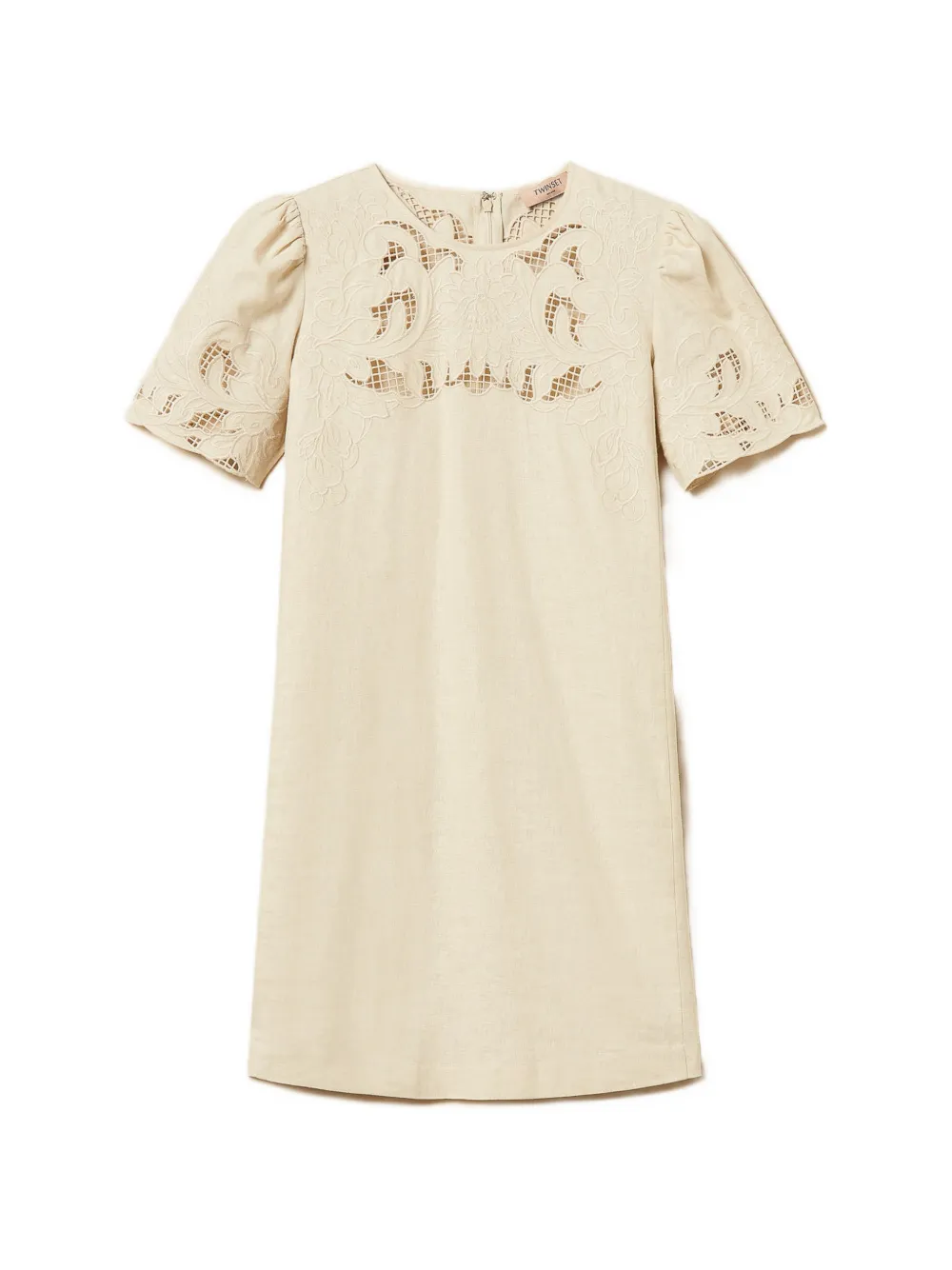 Вышитое мини-платье Twinset, бежевый
Вышитое мини-платье Twinset, бежевый