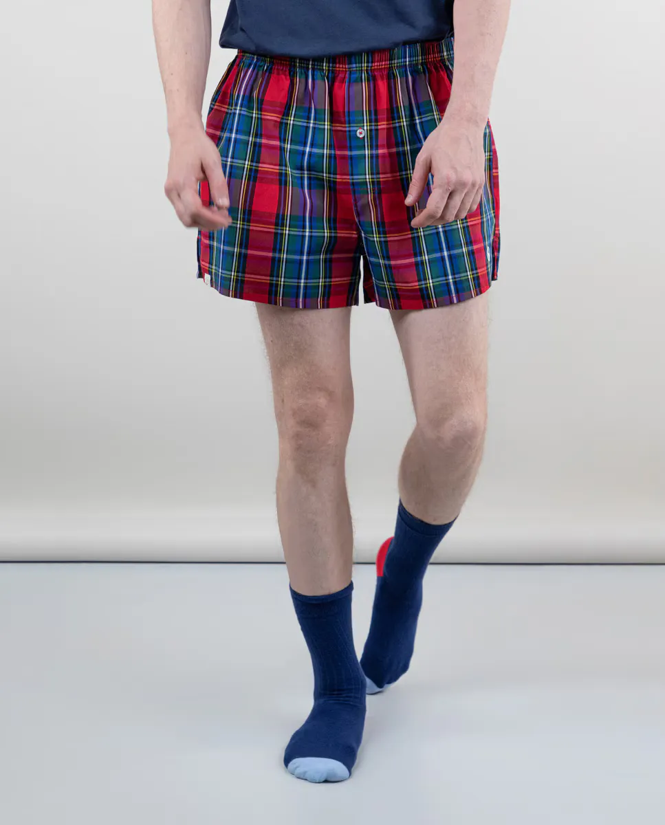 Набор из 2 мужских боксеров в красную клетку и зеленые полоски El Ganso
Набор из 2 мужских боксеров в красную клетку и зеленые полоски El Ganso