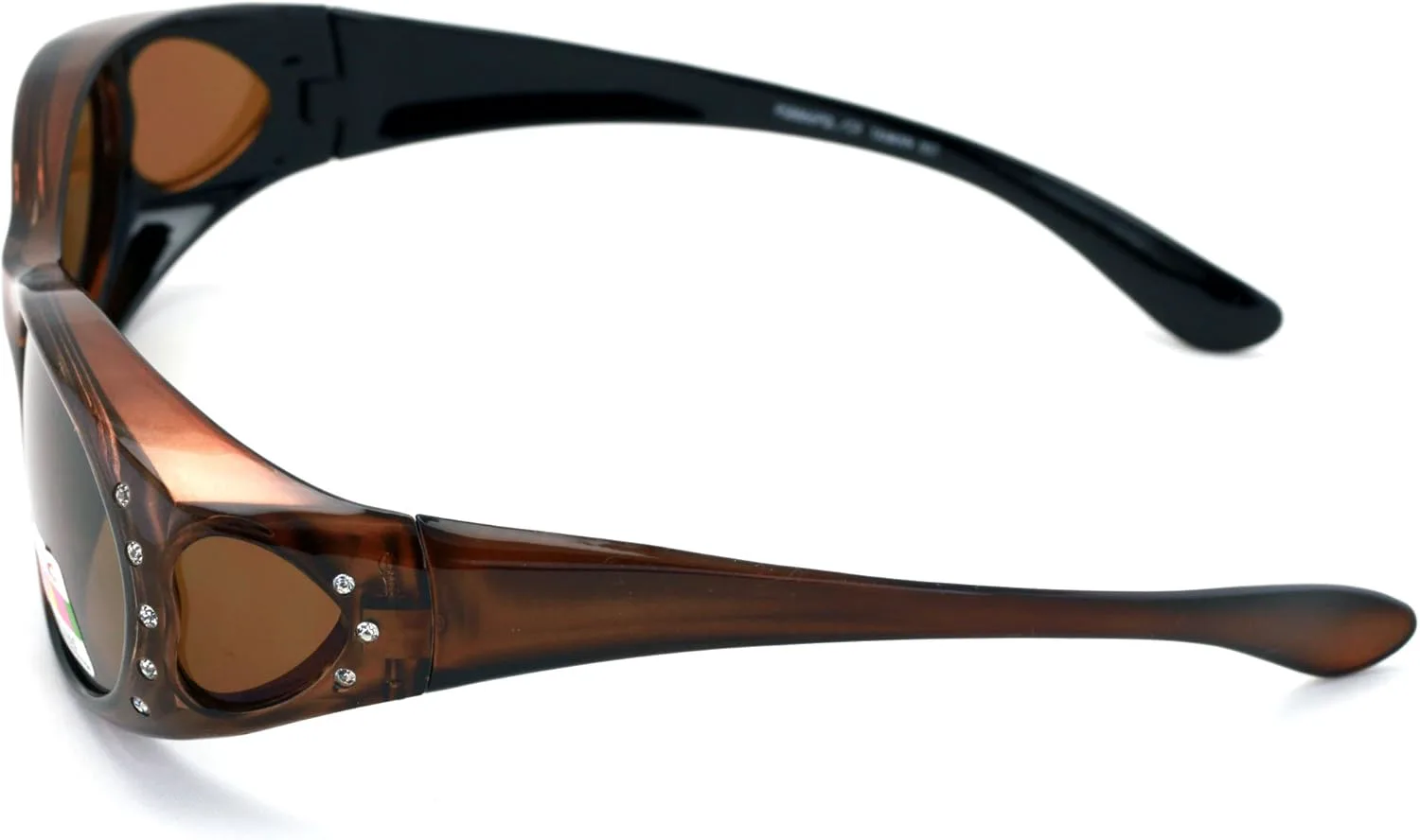 Женские поляризованные солнцезащитные очки VWE с оправой в форме сердца, украшенные стразами, прямоугольной формой дужек и заушниками 60 мм V.W.E., Brown
Женские поляризованные солнцезащитные очки VWE с оправой в форме сердца, украшенные стразами, прямоугольной формой дужек и заушниками 60 мм V.W.E., Brown