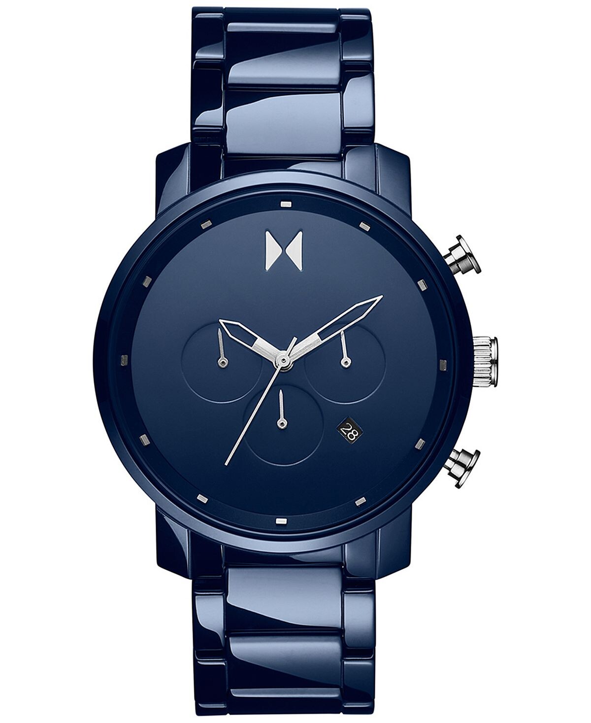 Мужские часы Chrono Blue с керамическим браслетом 47 мм MVMT
Мужские часы Chrono Blue с керамическим браслетом 47 мм MVMT