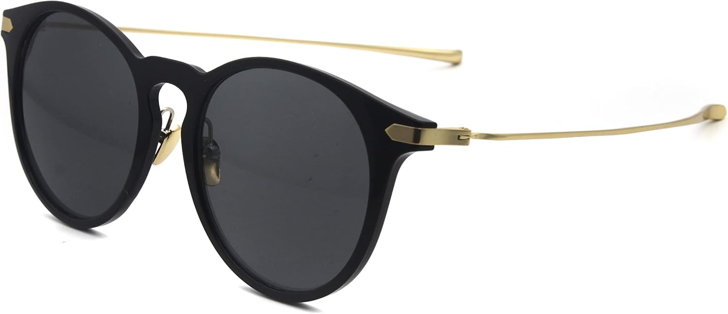 Модные круглые солнцезащитные очки для мужчин и женщин, поляризованные, с защитой от УФ-излучения, для вождения и рыбалки, с легкой металлической оправой Global Glasses, Matt Black
Модные круглые солнцезащитные очки для мужчин и женщин, поляризованные, с защитой от УФ-излучения, для вождения и рыбалки, с легкой металлической оправой Global Glasses, Matt Black