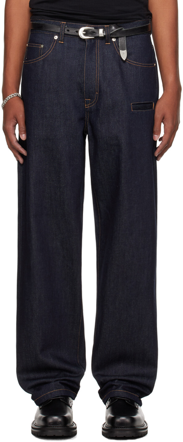 Джинсы индиго из необработанного денима с шестью карманами Still Kelly
Джинсы индиго из необработанного денима с шестью карманами Still Kelly