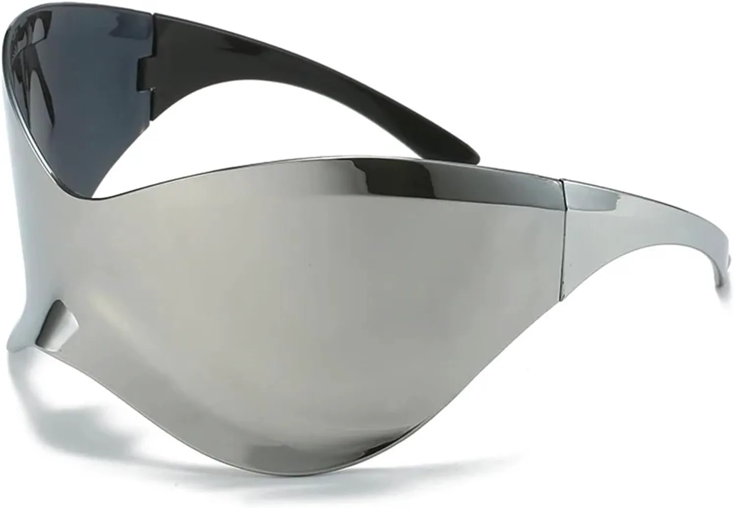 Большие футуристические солнцезащитные очки-щитки для женщин и мужчин, модные серебряные солнцезащитные очки-маска с козырьком, женские панк-очки GYTHTPZR, One Color
Большие футуристические солнцезащитные очки-щитки для женщин и мужчин, модные серебряные солнцезащитные очки-маска с козырьком, женские панк-очки GYTHTPZR, One Color