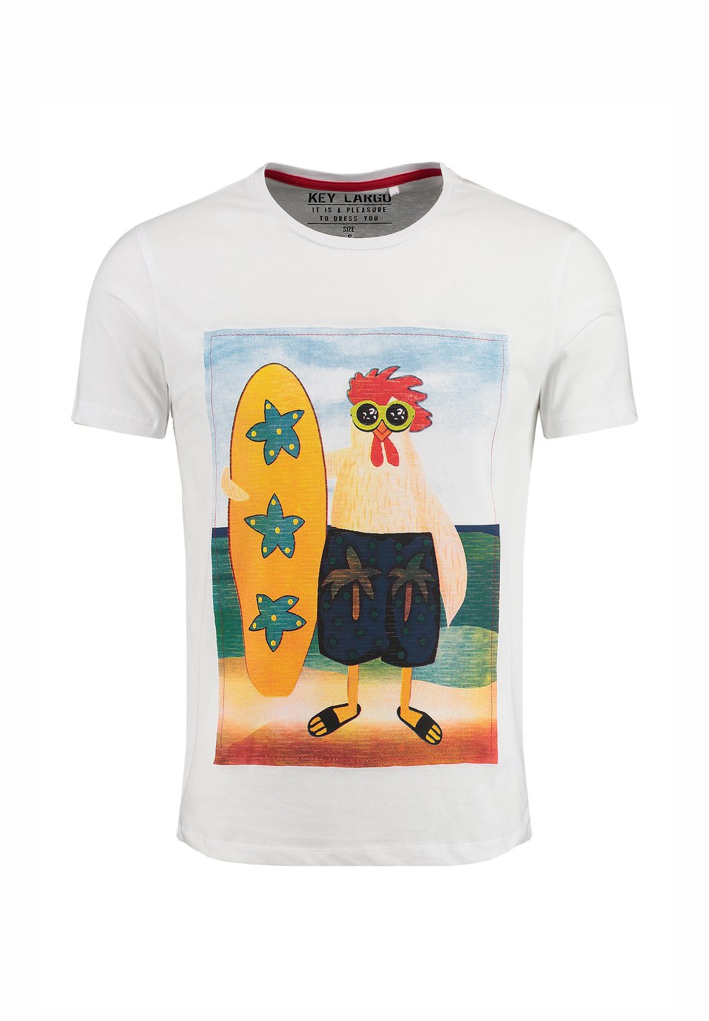 Футболка с принтом MT SURFING CHICKEN Key Largo, белый
Футболка с принтом MT SURFING CHICKEN Key Largo, белый