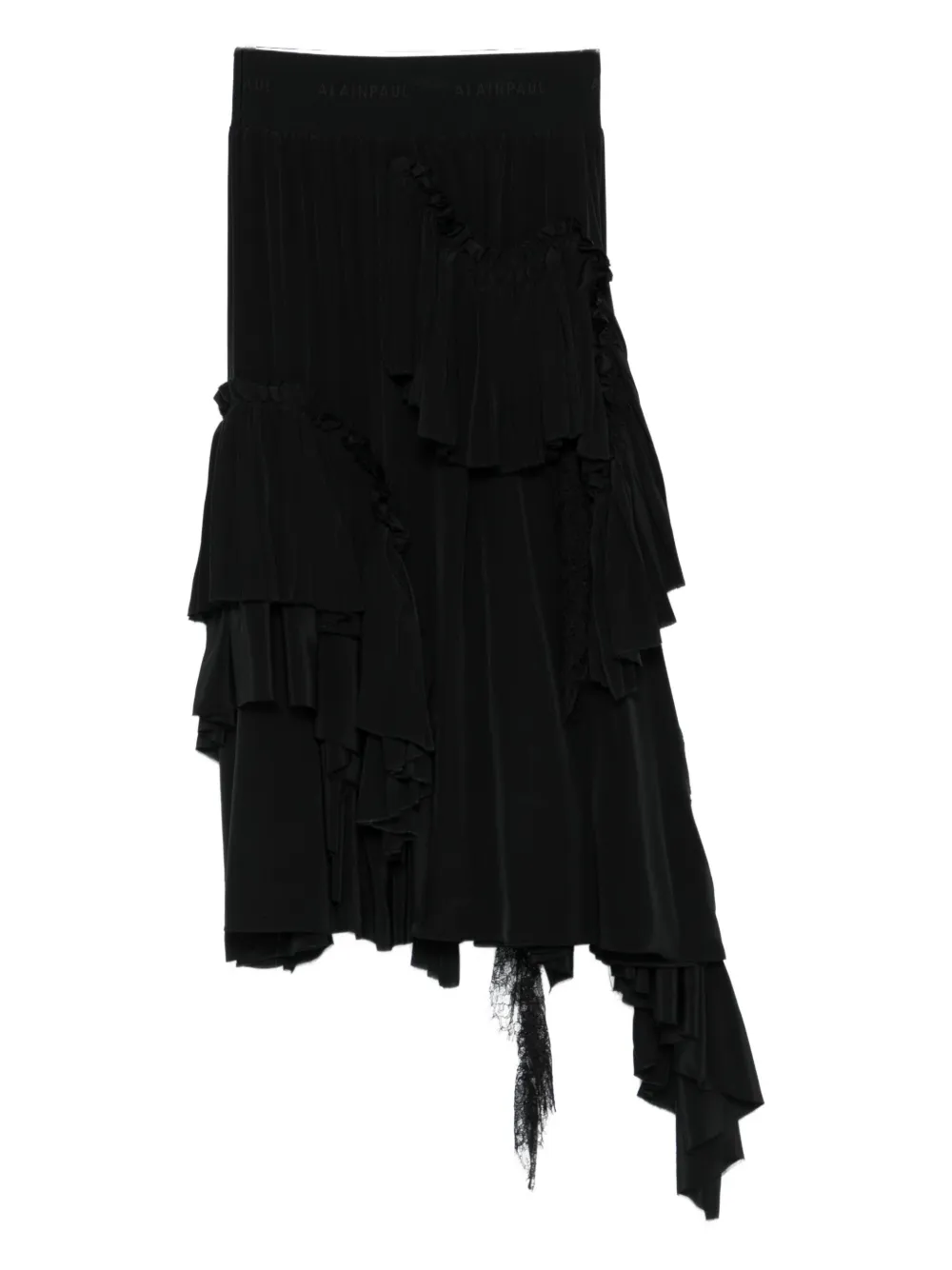 Драпированная юбка миди асимметричного кроя Alainpaul, черный
Драпированная юбка миди асимметричного кроя Alainpaul, черный