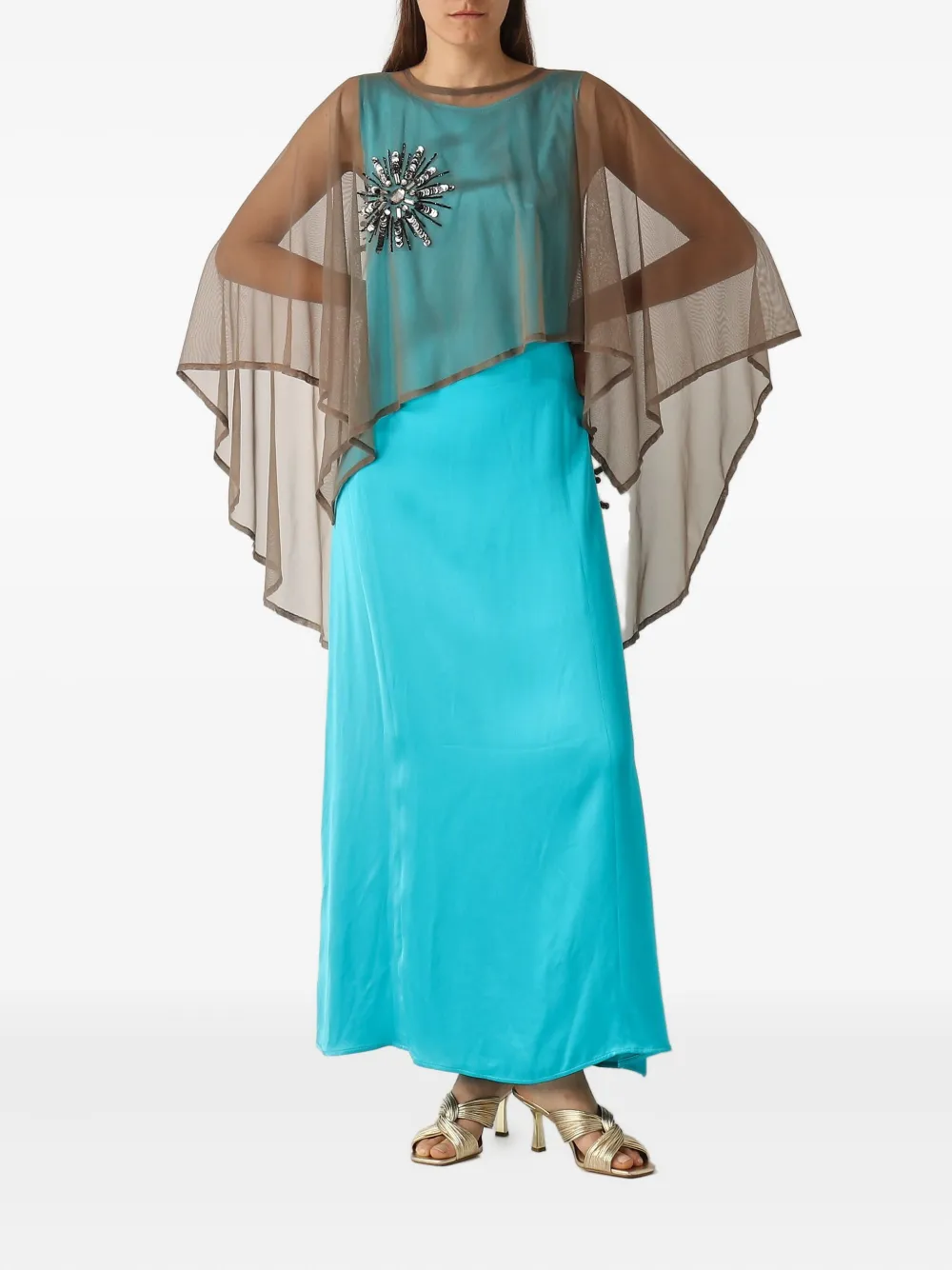 Платье макси с вырезом-лодочкой MALIPARMI, синий
Платье макси с вырезом-лодочкой MALIPARMI, синий