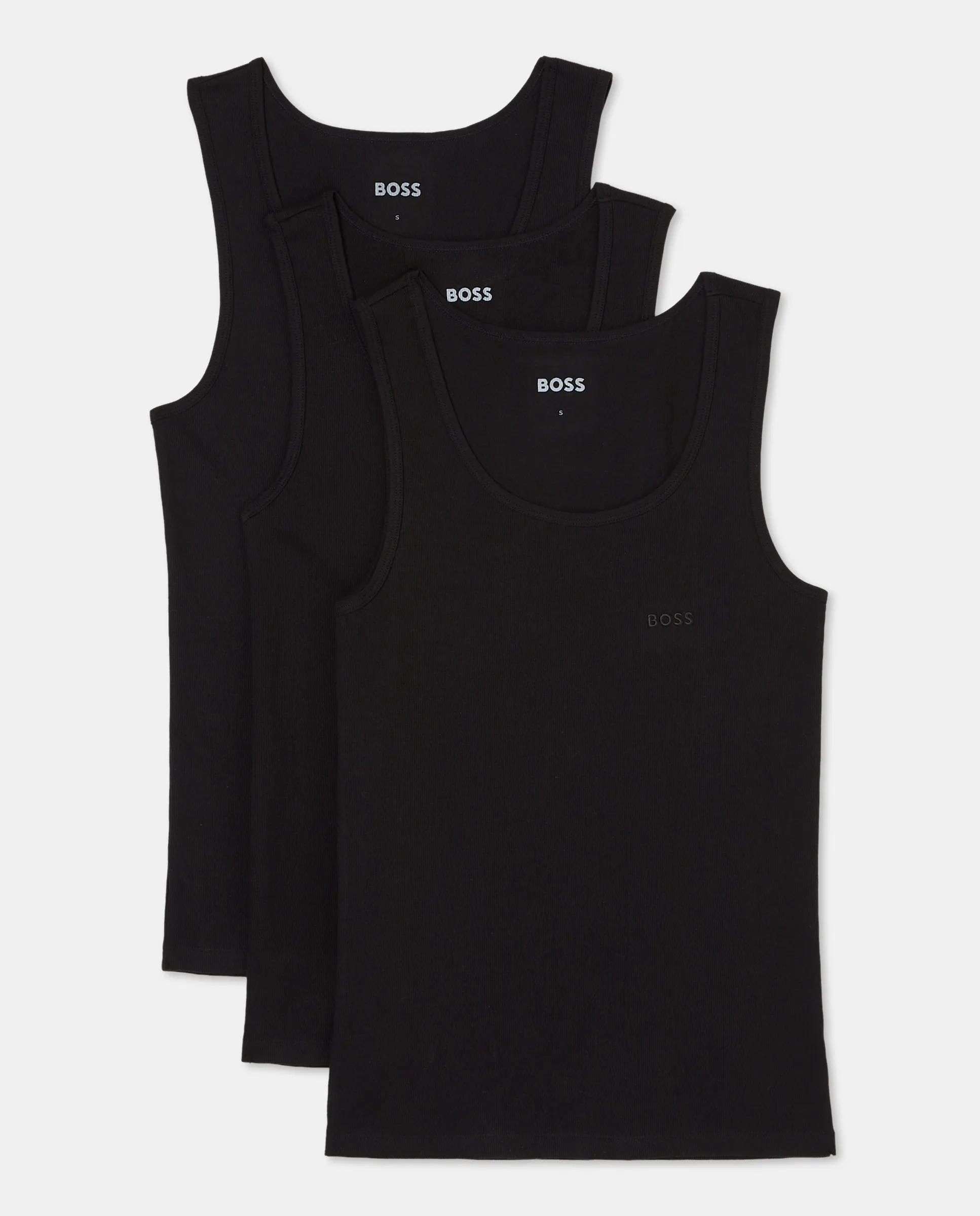 Комплект из трёх мужских маек чёрного цвета Boss, черный
Комплект из трёх мужских маек чёрного цвета Boss, черный