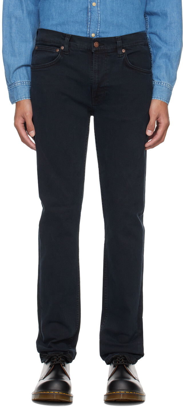 Черные джинсы Lean Dean Nudie Jeans, цвет Black skies
Черные джинсы Lean Dean Nudie Jeans, цвет Black skies