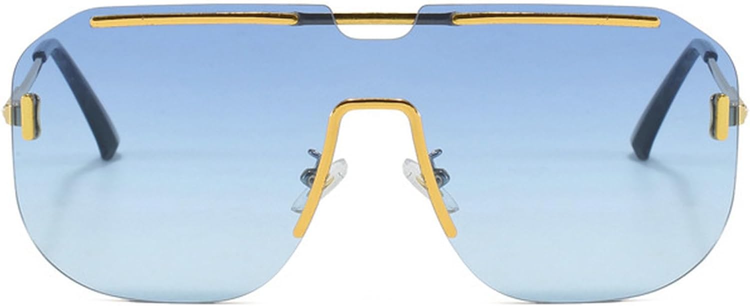 Большие квадратные солнцезащитные очки для женщин, модные очки 2025 года с плоской верхней частью и градиентными линзами, цельные очки для мужчин, ретро-очки без оправы mincl, Blue
Большие квадратные солнцезащитные очки для женщин, модные очки 2025 года с плоской верхней частью и градиентными линзами, цельные очки для мужчин, ретро-очки без оправы mincl, Blue